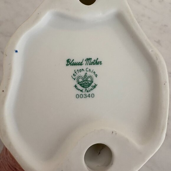 Lefton China- Blessed Mother Figurine Sheettp - Picture 3 of 4